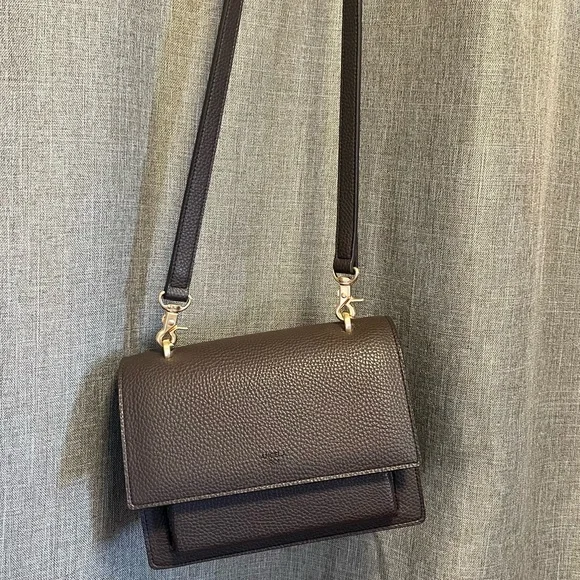 Angela Roi Dark Brown Crossbody Bag - Picture 2 of 12